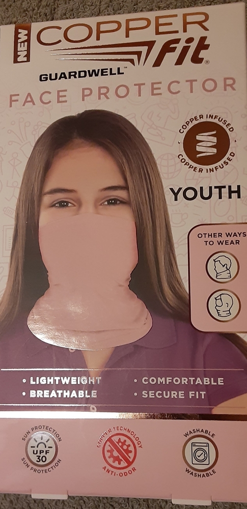 Guardwell copper fit pink face protector